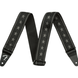 Fender 2" Nylon Stars and Stripes Guitar Strap - Black/Grey
