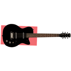 Silvertone 1303/U2 Single Cutaway Electric Guitar - Black
