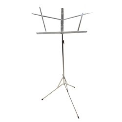 Folding Music Stand - Nickel