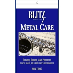 Blitz Metal Care Polishing Cloth - Silver or Gold Plated FInishes
