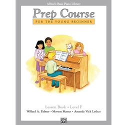 Alfred's Prep Piano Course, Lesson Book Level F