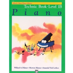 Alfred Basic Piano Library, Technic Book, Level 1B