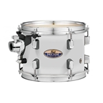 White Satin Pearl Drum Set Pearl
